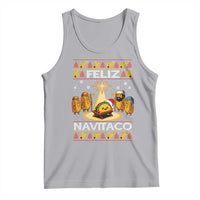Funny Tacos Christmas Nativity Scene Tank Top Feliz Navitaco Mexican Food - Wonder Print Shop