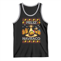 Funny Tacos Christmas Nativity Scene Tank Top Feliz Navitaco Mexican Food - Wonder Print Shop