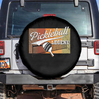 Funny Pickleball Legend Spare Tire Cover Pickleball Player Retro Sport Lover - Wonder Print Shop