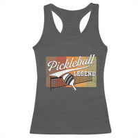 Funny Pickleball Legend Racerback Tank Top Pickleball Player Retro Sport Lover - Wonder Print Shop