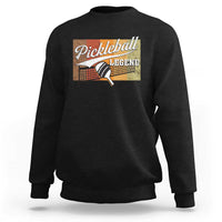 Funny Pickleball Legend Sweatshirt Pickleball Player Retro Sport Lover - Wonder Print Shop