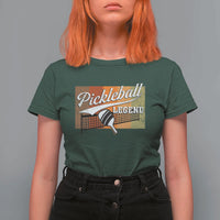 Funny Pickleball Legend T Shirt For Women Pickleball Player Retro Sport Lover - Wonder Print Shop