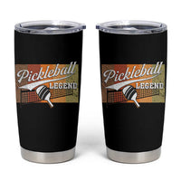 Funny Pickleball Legend Tumbler Cup Pickleball Player Retro Sport Lover - Wonder Print Shop