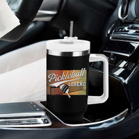 Funny Pickleball Legend Tumbler With Handle Pickleball Player Retro Sport Lover - Wonder Print Shop