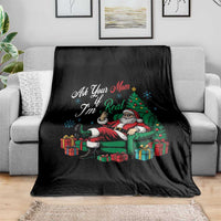 Funny Santa Ask Your Mom If I Am Real Throw Blanket Funny Dirty Xmas Inappropriate Adult Humor - Wonder Print Shop