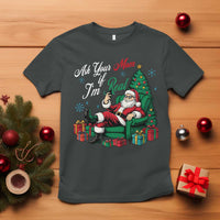 Funny Santa Ask Your Mom If I Am Real T Shirt Funny Dirty Xmas Inappropriate Adult Humor - Wonder Print Shop