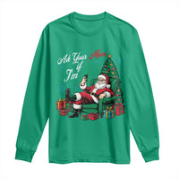 Funny Santa Ask Your Mom If I Am Real Long Sleeve Shirt Funny Dirty Xmas Inappropriate Adult Humor - Wonder Print Shop