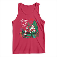 Funny Santa Ask Your Mom If I Am Real Tank Top Funny Dirty Xmas Inappropriate Adult Humor - Wonder Print Shop