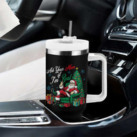 Funny Santa Ask Your Mom If I Am Real Tumbler With Handle Funny Dirty Xmas Inappropriate Adult Humor - Wonder Print Shop