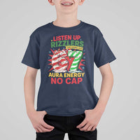 Funny Christmas 67 Meme T Shirt For Kid Listen Up Rizzlers This Sigma Has 67 Aura Energy No Cap - Wonder Print Shop