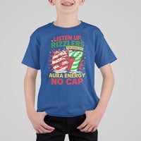 Funny Christmas 67 Meme T Shirt For Kid Listen Up Rizzlers This Sigma Has 67 Aura Energy No Cap - Wonder Print Shop