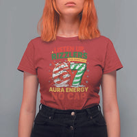 Funny Christmas 67 Meme T Shirt For Women Listen Up Rizzlers This Sigma Has 67 Aura Energy No Cap - Wonder Print Shop