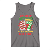 Funny Christmas 67 Meme Tank Top Listen Up Rizzlers This Sigma Has 67 Aura Energy No Cap - Wonder Print Shop