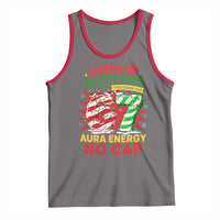 Funny Christmas 67 Meme Tank Top Listen Up Rizzlers This Sigma Has 67 Aura Energy No Cap - Wonder Print Shop
