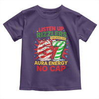 Funny Christmas 67 Meme Toddler T Shirt Listen Up Rizzlers This Sigma Has 67 Aura Energy No Cap - Wonder Print Shop
