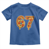Funny 67 Pizza Lover Toddler T Shirt Six Seven Gen Alpha Slang - Wonder Print Shop