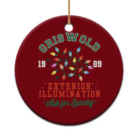 Funny Christmas Griswold Exterior Illumination Ceramic Ornament Ask For Sparky Xmas Movie - Wonder Print Shop