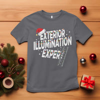 Funny Christmas Exterior Illumination Expert T Shirt Xmas Lights Decorator - Wonder Print Shop