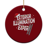 Funny Christmas Exterior Illumination Expert Ceramic Ornament Xmas Lights Decorator - Wonder Print Shop