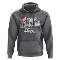 Funny Christmas Exterior Illumination Expert Hoodie Xmas Lights Decorator - Wonder Print Shop