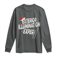 Funny Christmas Exterior Illumination Expert Long Sleeve Shirt Xmas Lights Decorator - Wonder Print Shop