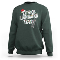 Funny Christmas Exterior Illumination Expert Sweatshirt Xmas Lights Decorator - Wonder Print Shop