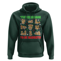 Funny Xmas Tis The Season To Be Naughty Hoodie Xmas Adult Humor Gingerbread - Wonder Print Shop
