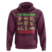Funny Xmas Tis The Season To Be Naughty Hoodie Xmas Adult Humor Gingerbread - Wonder Print Shop