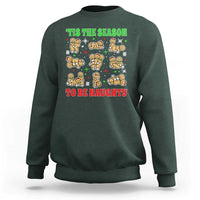 Funny Xmas Tis The Season To Be Naughty Sweatshirt Xmas Adult Humor Gingerbread - Wonder Print Shop