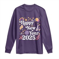 Happy New Year 2025 Long Sleeve Shirt Cute New Year's Eve Party
