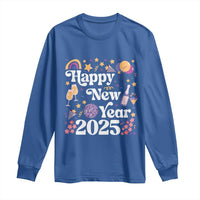 Happy New Year 2025 Long Sleeve Shirt Cute New Year's Eve Party