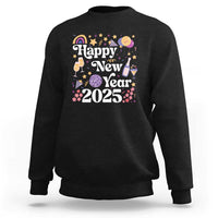 Happy New Year 2025 Sweatshirt Cute New Year's Eve Party - Wonder Print Shop