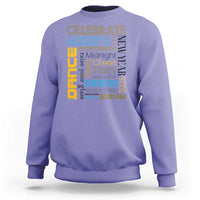 Happy New Year 2025 Sweatshirt New Year's Eve Activities - Wonder Print Shop