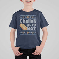 Funny Hanukkah T Shirt For Kid Challah At Ya Boy Jewish Holiday - Wonder Print Shop
