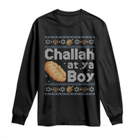 Funny Hanukkah Long Sleeve Shirt Challah At Ya Boy Jewish Holiday