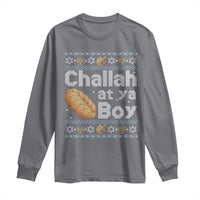 Funny Hanukkah Long Sleeve Shirt Challah At Ya Boy Jewish Holiday