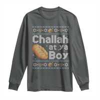 Funny Hanukkah Long Sleeve Shirt Challah At Ya Boy Jewish Holiday
