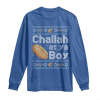 Funny Hanukkah Long Sleeve Shirt Challah At Ya Boy Jewish Holiday