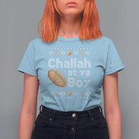 Funny Hanukkah T Shirt For Women Challah At Ya Boy Jewish Holiday - Wonder Print Shop