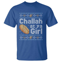 Funny Hanukkah T Shirt Challah At Ya Girl Jewish Holiday - Wonder Print Shop