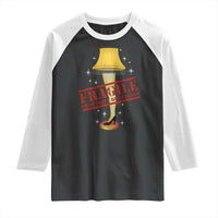 Funny Fragile That Must Be Italian Christmas Movie Raglan Shirt - Wonder Print Shop