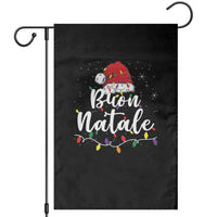 Funny Buon Natale Garden Flag Italian Christmas Italy Pride Santa Hat - Wonder Print Shop