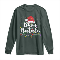 Funny Buon Natale Long Sleeve Shirt Italian Christmas Italy Pride Santa Hat