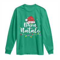 Funny Buon Natale Long Sleeve Shirt Italian Christmas Italy Pride Santa Hat