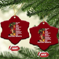 Black History Month Brilliant Brave Bold Ceramic Ornament African American Pride