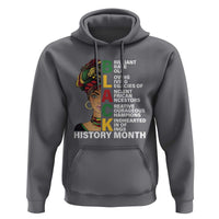 Black History Month Brilliant Brave Bold Hoodie African American Pride