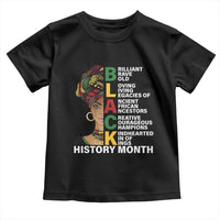 Black History Month Brilliant Brave Bold Toddler T Shirt African American Pride