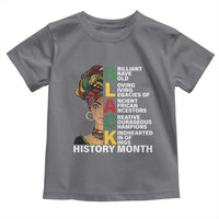 Black History Month Brilliant Brave Bold Toddler T Shirt African American Pride