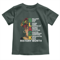 Black History Month Brilliant Brave Bold Toddler T Shirt African American Pride