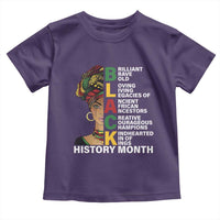Black History Month Brilliant Brave Bold Toddler T Shirt African American Pride